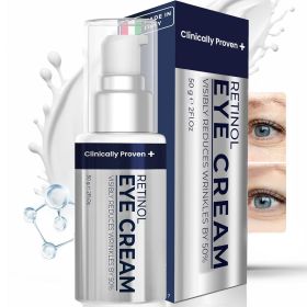 Retinol Eye Cream for Puffiness and Bags Under Eyes Anti Aging Wrinkles Fine Lines Treatment Eye Cream for Wrinkles w Advanced Tightening Firming Form