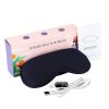 Reusable USB Electric Steam Heated Eyes Mask 3D Hot Compress Warm Therapy Eye Care Massager Relieve Tired Eyes Dry Eyes Sleep