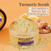 KYLIEFIT Turmeric Reduce Blemish Scrub, Skin Glowing, Ultra Hydrating and Exfoliating Scrub for Nourishing Essential Body Care