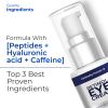 Retinol Eye Cream for Puffiness and Bags Under Eyes Hyaluronic Acid Peptide Anti Aging Treatment with Caffeine Advanced Tightening Firming Formula for