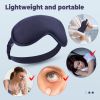 Reusable USB Electric Steam Heated Eyes Mask 3D Hot Compress Warm Therapy Eye Care Massager Relieve Tired Eyes Dry Eyes Sleep