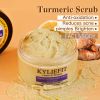 KYLIEFIT Organic Turmeric Scrub, Visibly Smoother & Brighten Skin Body Scrub, Moisturizing Nourishes Skin, for All Skin Types