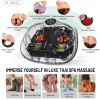 Foot Massager Machine With Heat-Shiatsu Foot Massager For Neuropathy, Circulation, Plantar Fasciitis Relief-Deep Kneading Rolling