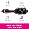 One-Step Hair Dryer and Styler Volumizer with Negative Ion Anti-frizz Ceramic Titanium Barrel Hot Air Brush Hair Straightener. for Long Hairs