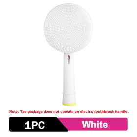 Oral-B Facial Cleansing Brush Head - Waterproof Silicone Face Spin Brush for Deep Cleaning, Exfoliating (Color: 1pcs White)