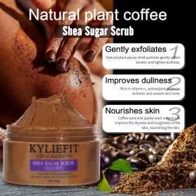 Face & Body Scrub, Lightening, Moisturizing, Brighten, Improves Dull Skin, Exfoliate, Clean Stains, Support Customized LOGO (Color: SHEA SUGAR SCRUB)