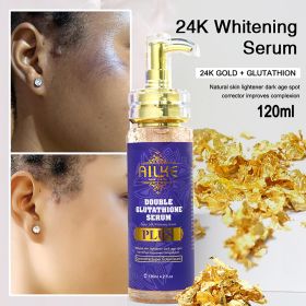 AILKE Glutathione Cream, Advanced Brightening Cream, Antioxidant, Cleansing, Reduce Blemish for All Skin Types Beauty Cosmetics (Color: 120ml Serum)