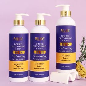 AILKE Glutathione Cream, Advanced Brightening Cream, Antioxidant, Cleansing, Reduce Blemish for All Skin Types Beauty Cosmetics (Color: 3 Bottle Lotion)