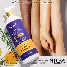 AILKE Glutathione Cream, Advanced Brightening Cream, Antioxidant, Cleansing, Reduce Blemish for All Skin Types Beauty Cosmetics (Color: Body Lotion)