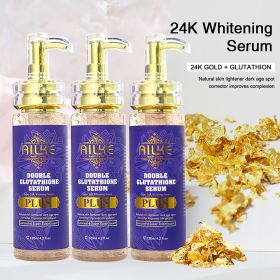 AILKE Glutathione Cream, Advanced Brightening Cream, Antioxidant, Cleansing, Reduce Blemish for All Skin Types Beauty Cosmetics (Color: 3 Bottle Serum)