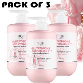 AILKE Skin Whitening Body Lotion, Remove Melanin, Dark Spots, Moisturizing, Soft and Smooth Skin, for Men & Women (Color: 3 Pack Lotion)