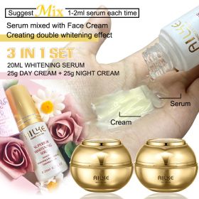 AILKE Remove Stains Facial Care Cream, Clean Skin With Collagen, Repair Cream for Women & Men, Premium Beauty Face Product (Color: CREAM AND SERUM)