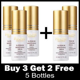 AILKE Super Lightening Face Serum, Clean Skin, Brightens, Hydrating, Moisturizing, Repair Skin Facial Serum (NET WT: Buy 3 Get 2 Free)