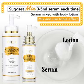 AILKE Vitamin C Whitening Serum, Remove Dark Spots, Moisturizing, Anti-Aging & Wrinkle, Beauty Skin Care Cosmetics (Color: 2 in 1 Set)