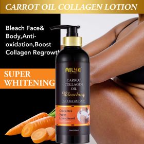 AILKE Bleaching Whitening Anti Wrinkle Lotion Cream,Use For Face And Body With Nicotinamide Glutathione Huge Bottle 500ml/16.9OZ (Color: 500ML Lotion)