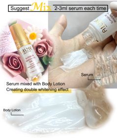 AILKE Whitening And Moisturizing Body Lotion, With Glutathione, Collagen, Vitamin C, For Face And Body Korean Skin Care Products (Color: 20ML Serum)