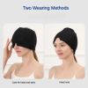 360¬∞ Massage Migraine Relief Hat Stress Relief Eye Mask Gel Hot Cold Therapy Headache Pain Relief Cap  Ice Head Wrap for Headache and Puffy Eyes