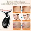 Face Massager Anti-Wrinkle Face Device 3 Modes 45¬∞C Neck Lifting Massagers LED High Frequency Beauty Instrumen EMS Face Massage for Women