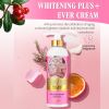 AILKE Organic Rose Whitening Skin Care Kit, Brightening, Reduce Dark Spots, Melanin, Freckles, Clean Stains, Even Skin Tone