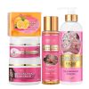 Private Label Glowing Caramel Body Care Set Facial Kit Organic Vegan Brightening Skin Care Set For Women & Men