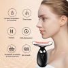 Face and Neck Massager 3 Colors EMS Beauty Device Lifting Tighten Facial Massagers Wrinkle Remover Reduce Double Chin Devices for Woman