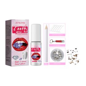 Jaysuing Tooth Gem Kit, Accessories Easy To Remove And Install Crystal Dental Drill Tooth Embellish Glitter Stick (Option: 4pcs)